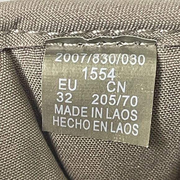 Zara boots girls quilted waterproof sz 1 EU 32 taupe rubber base 2007/830/030 - Picture 7 of 10